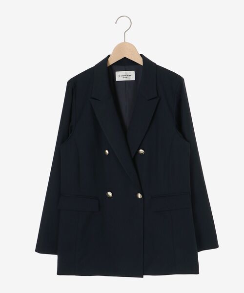 le.coeur blanc（ルクールブラン）の「ダブルブレストジャケット（その他アウター・レディース・ネイビー/モカ・38）」の11枚目の写真