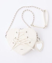 one after another NICE CLAUP | レースアップハートバッグ(ショルダーバッグ)