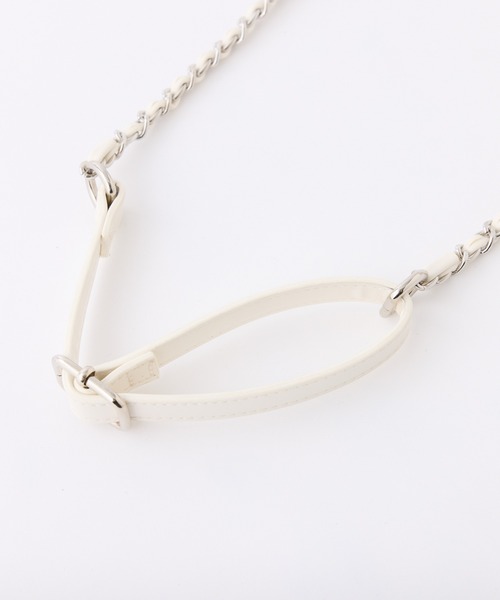 one after another NICE CLAUP(ワンアフターアナザーナイスクラップ)の「レースアップハートバッグ(ショルダーバッグ・レディース・ピンク/アイボリー/ブラック・FREE)」の9枚目の写真