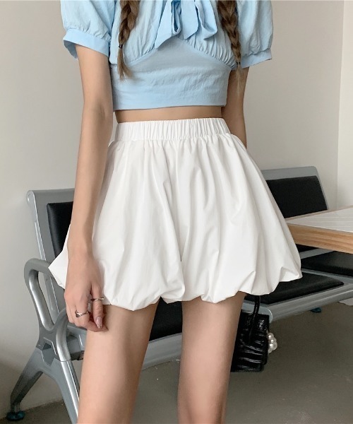 LADY LIKE(レディライク)の「バルーンミニスカート(スカート・レディース・ホワイト/ブラック・M)」の16枚目の写真