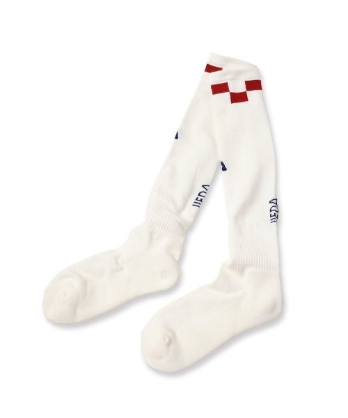 Jieda（ジエダ）の「FOOT BALL SOCKS（ソックス/靴下・メンズ・シルバー/ホワイト/ブラック・FREE）」の2枚目の写真