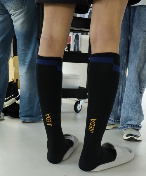 Jieda（ジエダ）の「FOOT BALL SOCKS（ソックス/靴下・メンズ・シルバー/ホワイト/ブラック・FREE）」の21枚目の写真