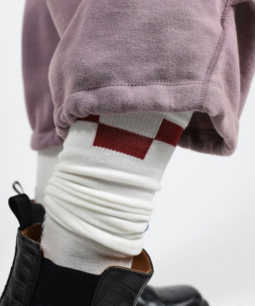 Jieda（ジエダ）の「FOOT BALL SOCKS（ソックス/靴下・メンズ・シルバー/ホワイト/ブラック・FREE）」の10枚目の写真