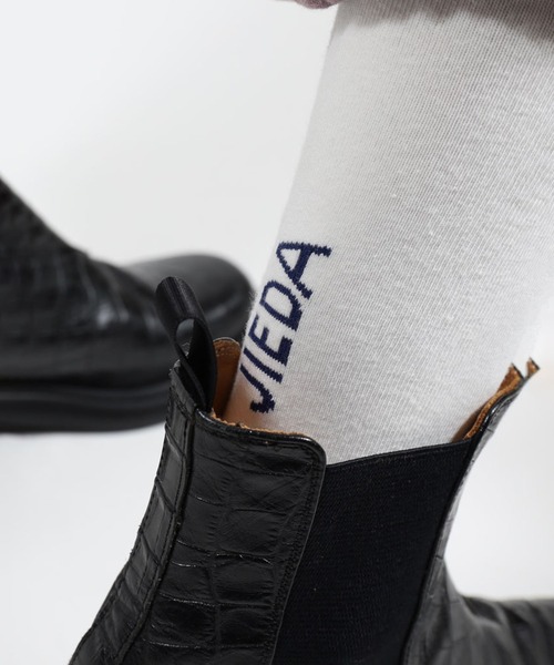 Jieda（ジエダ）の「FOOT BALL SOCKS（ソックス/靴下・メンズ・シルバー/ホワイト/ブラック・FREE）」の11枚目の写真