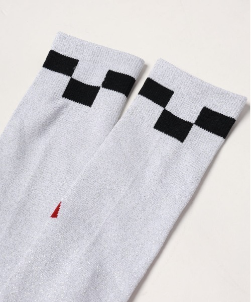 Jieda（ジエダ）の「FOOT BALL SOCKS（ソックス/靴下・メンズ・シルバー/ホワイト/ブラック・FREE）」の22枚目の写真