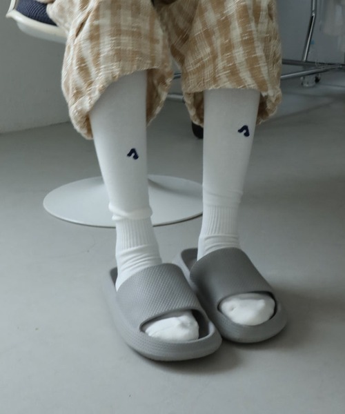 Jieda（ジエダ）の「FOOT BALL SOCKS（ソックス/靴下・メンズ・シルバー/ホワイト/ブラック・FREE）」の9枚目の写真