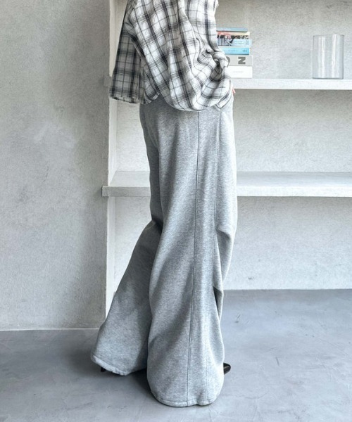 archives（アルシーヴ）の「サイドタックワイドスウェットパンツ（スウェットパンツ・レディース・アイボリー/グレー・MEDIUM）」の20枚目の写真