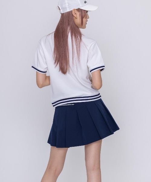 archivio(アルチビオ)の「<LADIES>ライン切替UV冷感ポロシャツ(ポロシャツ・レディース・ホワイト/ネイビー/ピンク・L/M/S)」の20枚目の写真