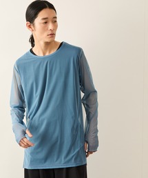 JUNRED | シアーメローロングスリーブTee(Tシャツ/カットソー)