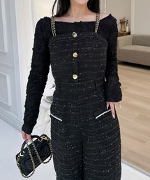 ROYAL PARTY | 3Dフラワーレースオフショルトップス(Tシャツ/カットソー)