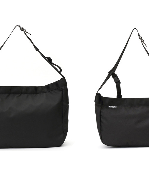CHROME（クローム）の「［ CHROME / クローム ］NEWSPAPER MESSENGER / ニュースペーパー メッセンジャー バッグ 耐水 26L ビッグショルダーバッグ（ショルダーバッグ・メンズ・ベージュ/ブラック/グレー・FREE）」の11枚目の写真