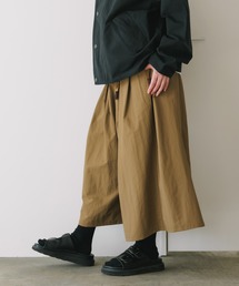 ガウチョパンツ 春夏」に該当するパンツ（ブラウン/茶色系・ワイド