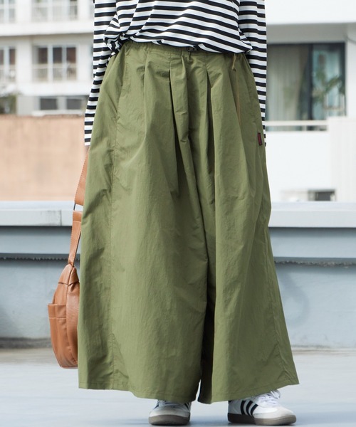 Gramicci/グラミチ NYLON FLARE PANT フレアパンツ ガウチョパンツ