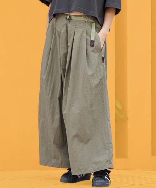 Gramicci(グラミチ)の「Gramicci/グラミチ NYLON FLARE PANT フレアパンツ ガウチョパンツ スカーチョ ワイドパンツ 秋 秋服 2026年秋冬(その他パンツ・レディース・ブラウン/ブラック/オリーブ/ダークネイビー/ベージュ/ブルー系その他/グレー/ダークオリーブ/ストーン・L/M/S)」の7枚目の写真