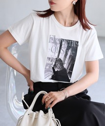 フォトプリントロゴTシャツ