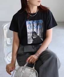 フォトプリントロゴTシャツ