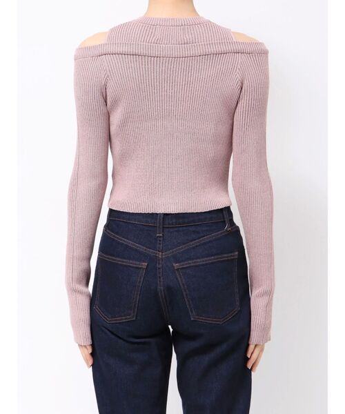 jouetie（ジュエティ）の「カットアウトジップニット（ニット/セーター・レディース・アイボリー/ピンク/ブラック・MEDIUM）」の19枚目の写真