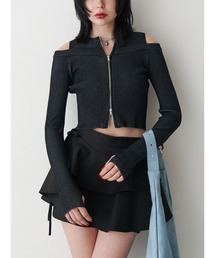 jouetie | カットアウトジップニット(ニット/セーター)