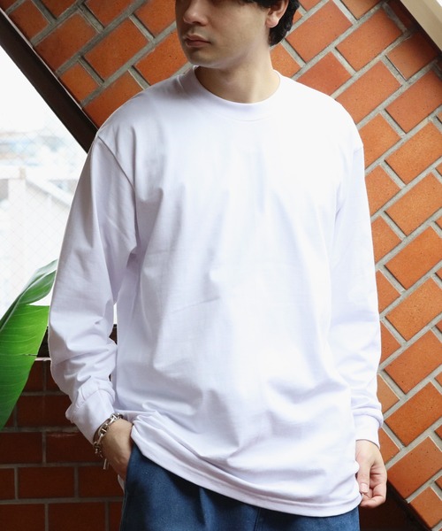 PRO CLUB （プロクラブ）の「PRO CLUB6.5オンスヘビューウェイトロングTシャツ（Tシャツ/カットソー・メンズ・ホワイト/ブラック・XX-LARGE/X-LARGE/MEDIUM/LARGE）」の22枚目の写真