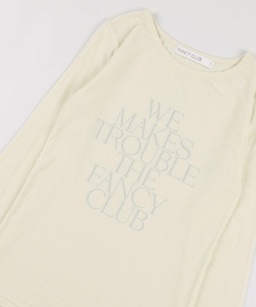 tシャツ A'GEM/9 × .kom 「 FANCY CLUB/ファンシークラブ」 WE MAKES TROUBLE LONG SLEEVE/メイク A'GEM/9 × .kom 『 FANCY CLUB/ファンシークラブ』 WE MAKES