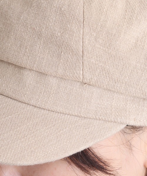 Sense of Grace（センスオブグレース）の「綿麻素材 キャスケット（キャスケット・メンズ・ピンク/ホワイト/ベージュ/ブラック/グレー・FREE）」の16枚目の写真