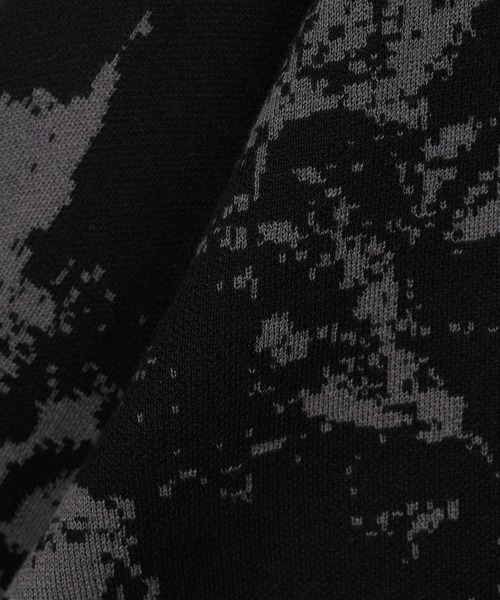 LAD MUSICIAN（ラッドミュージシャン）の「PAINT ROSE + CAT KNIT PULLOVER（ニット/セーター・メンズ・ブラック/ダークネイビー/チャコール・FREE）」の7枚目の写真
