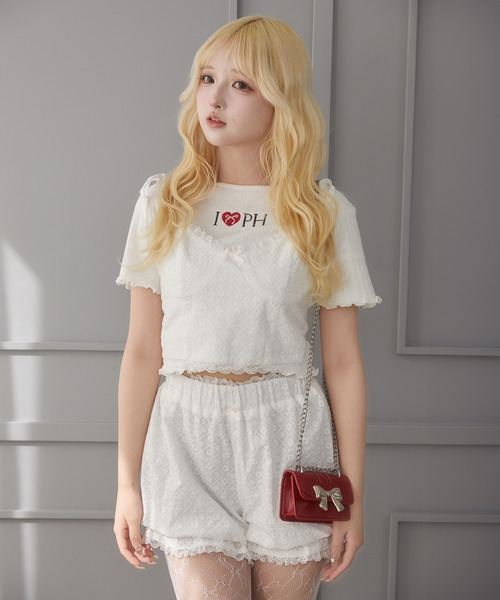 PHILLY（フィリー）の「【PHILLY】メタルリボンミニショルダー（ショルダーバッグ・レディース・レッド/ブラック/ホワイト・FREE）」の21枚目の写真