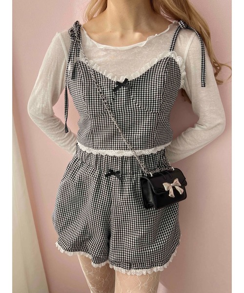 PHILLY（フィリー）の「【PHILLY】メタルリボンミニショルダー（ショルダーバッグ・レディース・レッド/ブラック/ホワイト・FREE）」の8枚目の写真