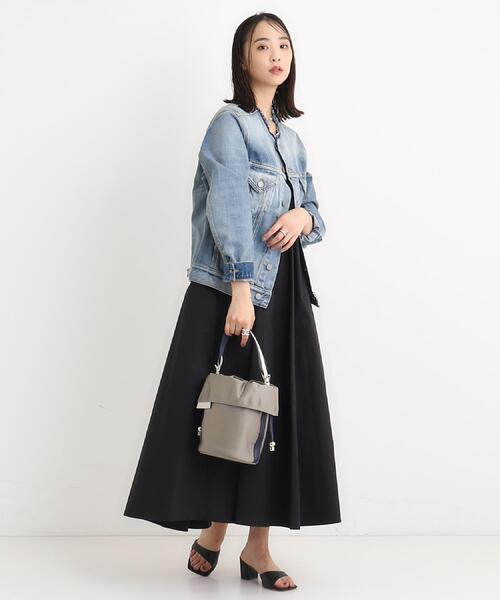 TOFF&LOADSTONE(トフアンドロードストーン)の「Air bucket(エア バケット)(ハンドバッグ・レディース・ライトグレー系5/ブラック系6/ブラック・00)」の7枚目の写真
