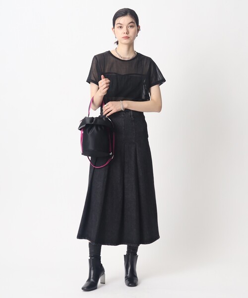 TOFF&LOADSTONE(トフアンドロードストーン)の「Air bucket(エア バケット)(ハンドバッグ・レディース・ライトグレー系5/ブラック系6/ブラック・00)」の10枚目の写真