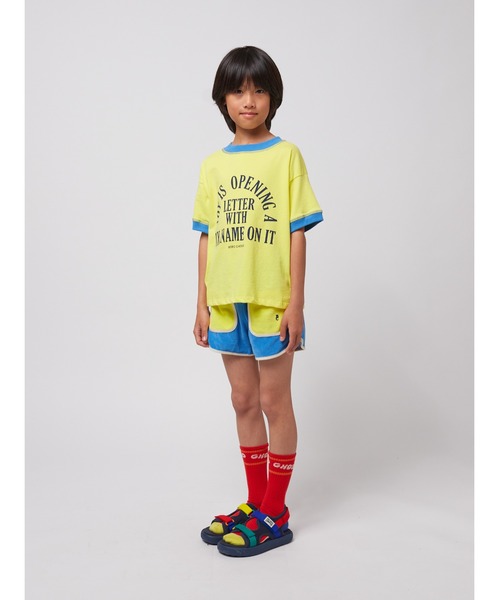 BOBO CHOSES(ボボショーズ)の「Joy Is T-shirt(Tシャツ/カットソー・キッズ・イエロー・100/110/120/130/140)」の4枚目の写真