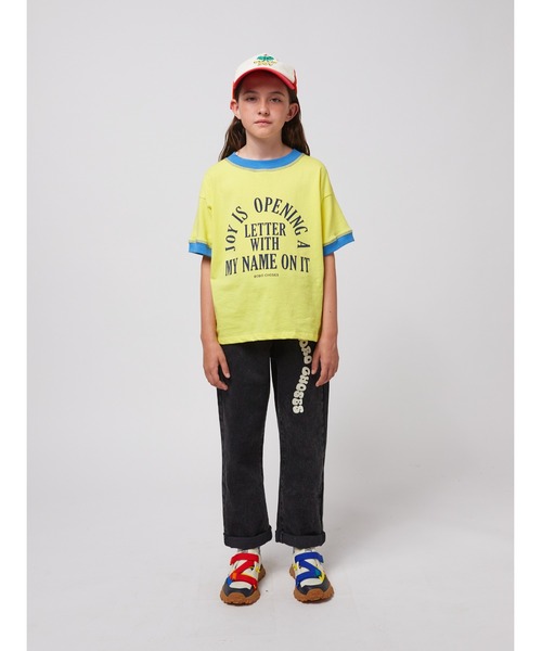 BOBO CHOSES(ボボショーズ)の「Joy Is T-shirt(Tシャツ/カットソー・キッズ・イエロー・100/110/120/130/140)」の6枚目の写真