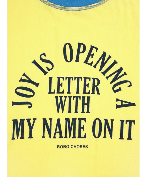 BOBO CHOSES(ボボショーズ)の「Joy Is T-shirt(Tシャツ/カットソー・キッズ・イエロー・100/110/120/130/140)」の17枚目の写真