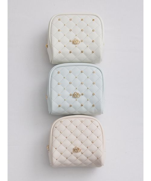 ビジューキルティングポーチ（ポーチ）｜SNIDEL HOME（スナイデル