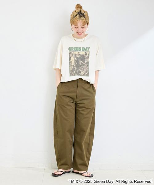 GOOD ROCK SPEED(グッドロックスピード)の「GOOD ROCK SPEED/グッドロックスピード GREEN DAY ロックTEE(Tシャツ/カットソー・レディース・アイボリー・FREE)」の2枚目の写真