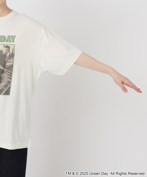 【GOOD ROCK SPEED】GreenDay アートプリントT ホワイト セール】【GOOD ROCK SPEED】25GRD002W GREENDAY Tシャツ