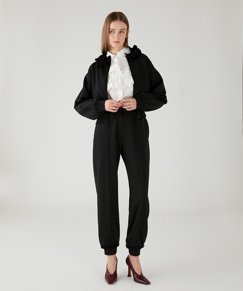 New 大人気【】RETRO CRINKLE TRACK ジャケット Made of our signature crinkle nylon in a color-blocked