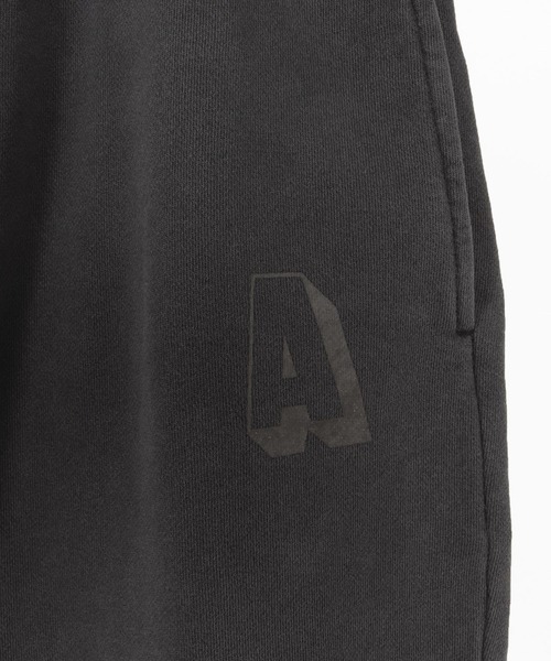 ADAM PATEK(アダムパテック)の「【ADAMPATEK/アダムパテック】pigment dyeing sarouel short pants/ピグメント染めスウェットサルエルショートパンツ(その他パンツ・メンズ・パープル/ブラック・2/1)」の9枚目の写真