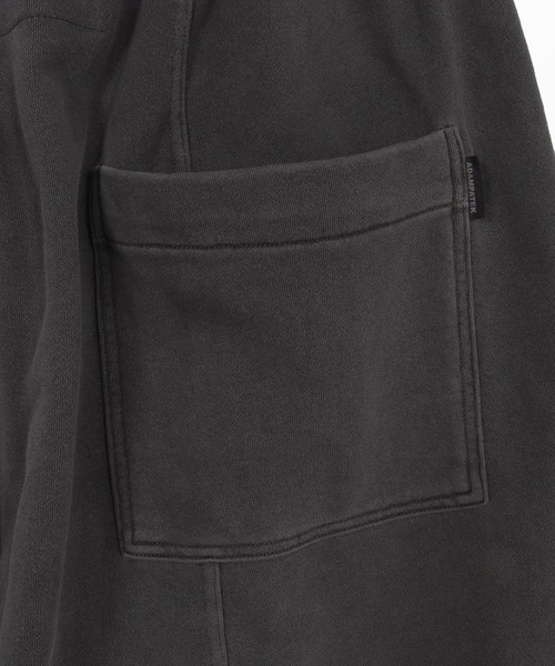 ADAM PATEK(アダムパテック)の「【ADAMPATEK/アダムパテック】pigment dyeing sarouel short pants/ピグメント染めスウェットサルエルショートパンツ(その他パンツ・メンズ・パープル/ブラック・2/1)」の11枚目の写真