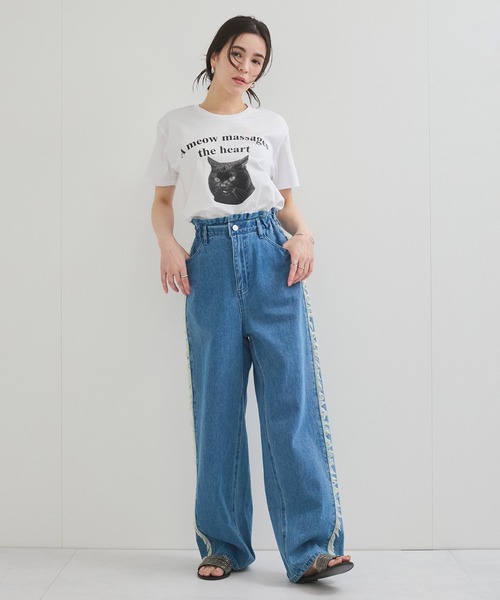 REGENCY WORKS(リージェンシーワークス)の「【Regency works(リージェンシー ワークス)】ネコTee(Tシャツ/カットソー・レディース・ホワイト系その他2/オフホワイト/ホワイト/ホワイト系その他/ホワイト系その他3・FREE)」の6枚目の写真