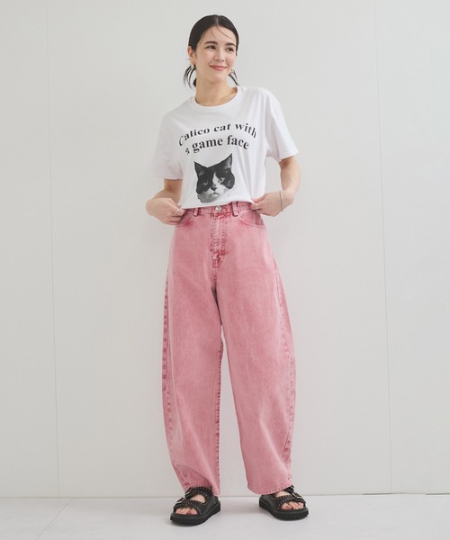 REGENCY WORKS(リージェンシーワークス)の「【Regency works(リージェンシー ワークス)】ネコTee(Tシャツ/カットソー・レディース・ホワイト系その他2/オフホワイト/ホワイト/ホワイト系その他/ホワイト系その他3・FREE)」の7枚目の写真