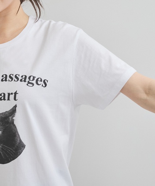 REGENCY WORKS(リージェンシーワークス)の「【Regency works(リージェンシー ワークス)】ネコTee(Tシャツ/カットソー・レディース・ホワイト系その他2/オフホワイト/ホワイト/ホワイト系その他/ホワイト系その他3・FREE)」の12枚目の写真