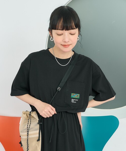 BRIEFING オレンジ ポロシャツ ワンピース XS forksy.】ワッフルビッグカラーポロワンピース（ワンピース