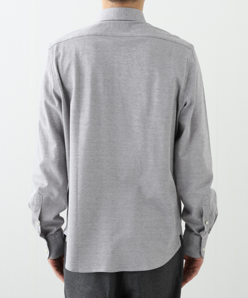 GUY ROVER(ギローバー)の「GUY ROVER (ギローバー) Jersey Pique Cutaway Shirts 551506/3850PL190J(シャツ/ブラウス・メンズ・ブラウン/ホワイト・SMALL/MEDIUM/LARGE/X-LARGE)」の9枚目の写真