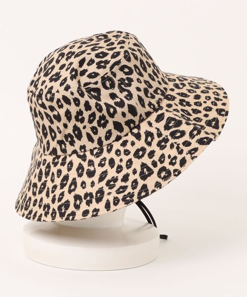 PUMA（プーマ）の「《PUMA》ﾌﾟｰﾏ ｻﾝ AOP ﾊﾞｹｯﾄ（ハット・メンズ・レオパード・フリー）」の2枚目の写真