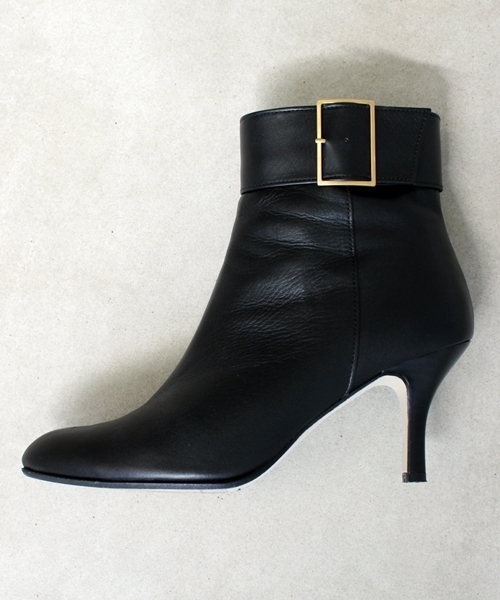 LE TALON（ルタロン）の「7CMレザーフトベルトショート◆（ブーツ・レディース・カーキ/ブラック・35.5/37.5/38/36.5）」の3枚目の写真