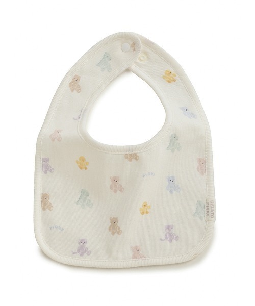 gelato pique（ジェラートピケ）の「【ラッピング済み】【BABY】ベアポンチョ&スタイ2点セット ギフトBOX（ベビーギフト・キッズ・ブルー/ピンク/ベージュ・FREE）」の7枚目の写真