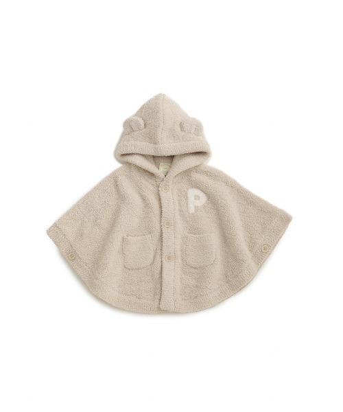 gelato pique（ジェラートピケ）の「【ラッピング済み】【BABY】ベアポンチョ&スタイ2点セット ギフトBOX（ベビーギフト・キッズ・ブルー/ピンク/ベージュ・FREE）」の11枚目の写真