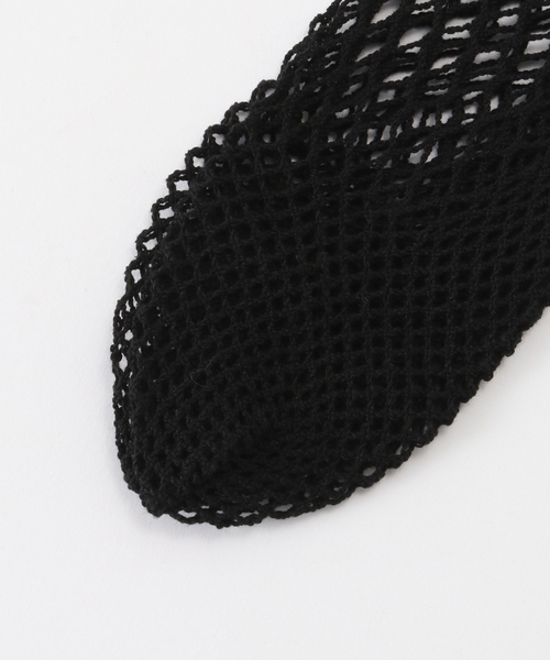 babaco（ババコ）の「【babaco/ババコ】Fishnet Socks（ソックス/靴下・レディース・グリーン/ブラック/ベージュ・FREE）」の5枚目の写真