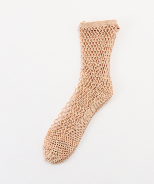 babaco（ババコ）の「【babaco/ババコ】Fishnet Socks（ソックス/靴下・レディース・グリーン/ブラック/ベージュ・FREE）」の8枚目の写真
